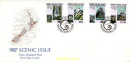 714963 MNH NUEVA ZELANDA 1987 PARQUES NACIONALES - ...-1855 Préphilatélie