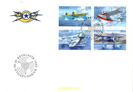 715716 MNH ISLANDIA 1993 AVION - Lots & Serien