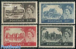 Great Britain 1959 Definitives 4v, De La Rue Prints, Mint NH - Ungebraucht