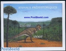 Gabon 2000 Tyrannosaurus Rex S/s, Mint NH, Nature - Prehistoric Animals - Ungebraucht