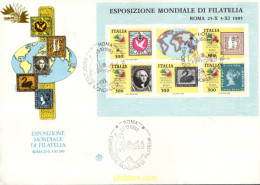 720431 MNH ITALIA 1985 ITALIA 85. EXPOSICION FILATELICA INTERNACIONAL - 1. ...-1850 Prephilately