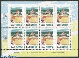 Aland 2011 My Stamp, Volleyball M/s, Mint NH, Sport - Volleyball - Volleyball