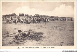 AFPP9-80-0857 - FORT-MAHON-PLAGE - La Plage Et Les Villas - Fort Mahon