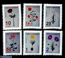 Türkiye 2019 Official Mail, Flowers 6v, Mint NH, Nature - Flowers & Plants - Other & Unclassified