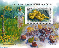 Niger 2023 Vincent Van Gogh, Mint NH, Health - Nature - Food & Drink - Fruit - Art - Vincent Van Gogh - Alimentation