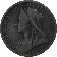 Royaume-Uni, Victoria, Penny, 1901, Londres, Bronze, TB+, KM:790 - D. 1 Penny