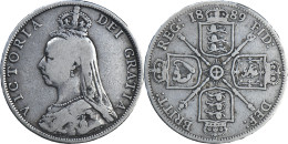 UK - 1889 - 1 Florin - Reine Victoria - ARGENT 925‰ - 20-070 - J. 1 Florin / 2 Schilling