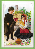 Coimbra - Costumes Portugueses - Ilustrador - Ilustração - Bordado - Carte Brodée - Embroidery - Portugal - Coimbra