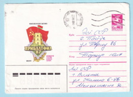 USSR 1987.0409. Philatelic Exhibition "BALTFIL '87", Vilnius. Prestamped Cover, Used - 1980-91