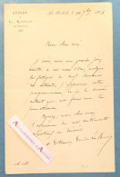 ● L.A.S 1884 Monseigneur ARDIN Evêque La Rochelle & Saintes Noces D'or Curé Lettre Autographe Bishop Charente Maritime - Personaggi Storici
