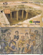 CYPRUS - Unesco World Heritage Sites In Cyprus/Tombs Of The Kings, Tirage %75000, 04/12, Used - Zypern