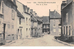 23 . N° 103372 .chatelus Malvaleix .rue De La Poste . - Chatelus Malvaleix