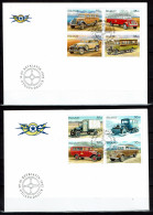 Island - 1992-96 - FDC - Postautos, Voitures Postales, Mail Carrying Vehicle - FDC