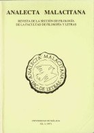 Analecta Malacitana XX, 2 (1997) - AA.VV. - Zonder Classificatie