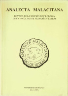 Analecta Malacitana XX, 1 (1997) - AA.VV. - Non Classificati