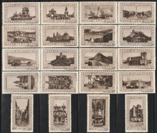 Vignettes/ Vinhetas, Portugal - 1928, Paisagens E Monumentos -||- Série Complète - MNG, Sans Gomme - Local Post Stamps