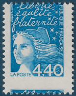 France Marianne De Luquet N°3095a** 4FR40 Bleu Variété Piquage à Cheval Vertical TTB - 1997-2004 Marianne Du 14 Juillet