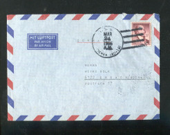 "USA" 1966, Lupo-Brief Nach Deutschland, Int. Stempel Auf Rueckseite (A2064) - Cartas & Documentos