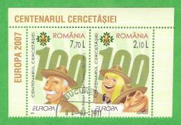 Rumänien / Románia  2007  Mi.Nr. 6190 / 6191 , EUROPA CEPT - Pfadfinder / Skauting - Gestempelt / Fine Used / (o) - 2007