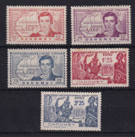 D 814 / COLONIE DAHOMEY / N° 110/114 NEUF** COTE 12.50€ - Unused Stamps