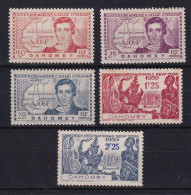 D 814 / COLONIE DAHOMEY / N° 110/114 NEUF** COTE 12.50€ - Nuevos