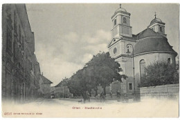 OLTEN: Belebte Passage Bei Stadtkirche ~1910 - Olten