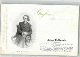 10711221 - Anton Rubinstein Tonkuenstler Das Grosse Jahrhundert Esser`s Seifenpulver Mit Dem Loewen Serie M. No. 411 - Autres & Non Classés