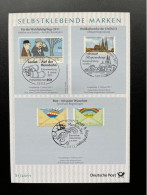 GERMANY 2011 FIRST DAY CARD SELF ADHESIVE STAMPS DUITSLAND DEUTSCHLAND ETB S1/2011 SELBSTKLEBENDE MARKEN - Covers & Documents