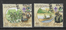 Serbien / Srbija   2007 Mi.Nr. 194 / 95 , EUROPA CEPT / Pfadfinder / Skauting - Gestempelt / Fine Used / (o) - 2007
