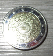 PIECE COMMEMORATIVE 2 EUROS ALLEMAGNE - Introduction De L'euro 10ans - 2012 - Germania