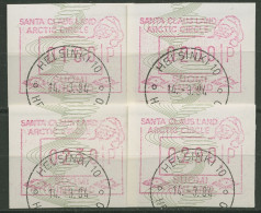 Finnland ATM 1993 SANTA CLAUS LAND ARCTIC CIRCLE, Satz ATM 15 S2 Gestempelt - Timbres De Distributeurs [ATM]