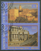 UNO New York 2000 UNESCO Spanien Bauwerke 846/47 Gestempelt - Gebraucht