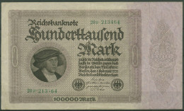 Dt. Reich 100000 Mark 1923, DEU-93d FZ P, Gebraucht (K1390) - 100000 Mark