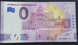 BILLETE 0 Euro Souvenir 0 € ALEMANIA: XEJQ 2021-6 HUMBOLDT FORUM BERLIN - Otros & Sin Clasificación