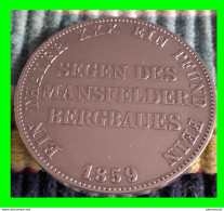 ALEMANIA - FRIEDRICH WILHELM IV KOENIG V. PREUSSEN AÑO 1859-EIN THALER XXX EIN PFUND FEIN BERLIN - Taler & Doppeltaler