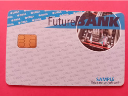 ORGA BANK CARD TEST CARD Future Bank Sample Smart Demo (BA40623 - Tarjeta Bancaria Desechable