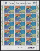 ANDORRA FRANCESA / ANDORRE FRANÇAIS /FRENCH ANDORRA - EUROPA-CEPT 2024 -"UNDERWATER FLORA And FAUNA"-SHEET Of 15 STAMPS - 2024