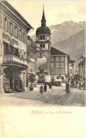 Altdorf Mit Thurm Und Telldenkmal - Altdorf