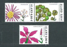 Aland Correo Yvert 274/6 Mnh ** Flora - Aland