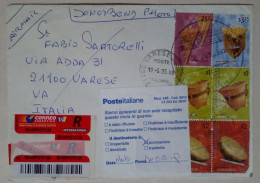 Argentine - Enveloppe D'air Circulé Avec Timbres Sur Le Thème De La Culture (2005) - Gebraucht
