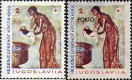 223327 MNH YUGOSLAVIA 1958 A BENEFICIO DE LA CRUZ ROJA - Prefilatelia