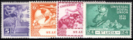 St Lucia 1949 UPU Lightly Mounted Mint. - Ste Lucie (...-1978)