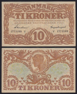 DÄNEMARK - DENMARK 10 KRONOR 1943 VF  Pick 31p    (19855 - Denmark