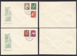 DDR FDC Gemälde Mi.693-97 2 Umschläge 29.6.1959    (26189 - Autres & Non Classés