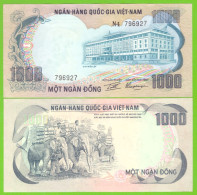 VIETNAM 1000 DONG ND 1972  P-34  UNC - Vietnam