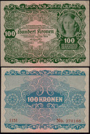 Österreich - Austria 100 Kronen 1922 Pick 77 AUNC (1-)  (28914 - Austria