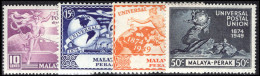 Perak 1949 UPU Lightly Mounted Mint. - Perak