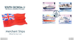 South Georgia. 2 FDC Anno 2004. - Falkland Islands