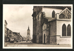 AK Deggendorf, An Der Grabkirche  - Deggendorf