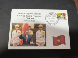 24-5-2024 (6 Z 7) Vietnam Appoint Security Chief To Lam As It's New President  (22-5-2023) With OZ Stamp - Autres & Non Classés